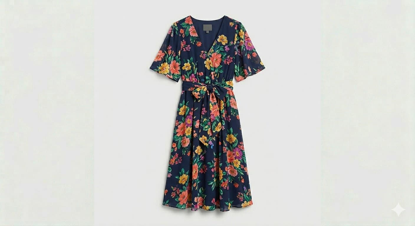 Vestido Floral Midi